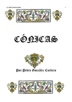 Cónicas ejercicios resueltos y por resolver