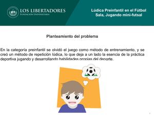 Presentación Mini Futbol