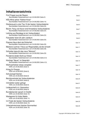 20220824 Pressespiegel Nön Bezirksblätter