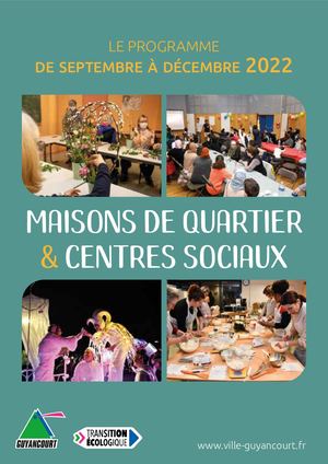 Programme Maisons de quartier - Sept 2022