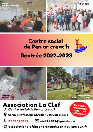 La Clef De Pen Ar Creac'h Activités 2022 2023
