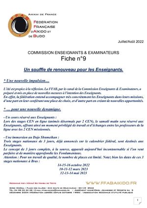 Commission Enseignants Fiche9