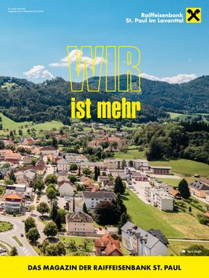 Kundenmagazin der Raiffeisenbank St. Paul im Lavanttal