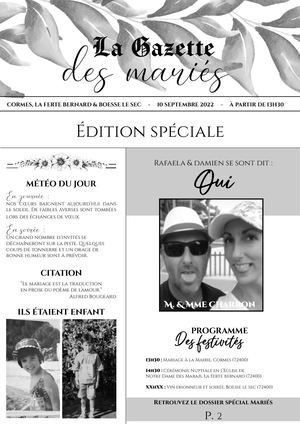 Gazette Mariés