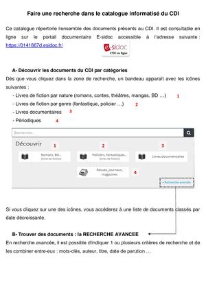 Tutoriel Esidoc/ MAJ 09.2022