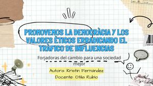 Presentación Notas De Papel Resaltado Collage Blanco