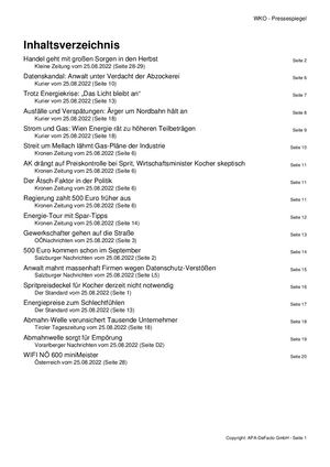 20220825 Pressespiegel