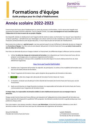 Formations D’équipe Guide Pratique Pour Les Chefs D’établissement