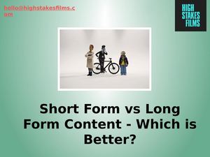 Short Form Vs Long Form Content Which Is Better