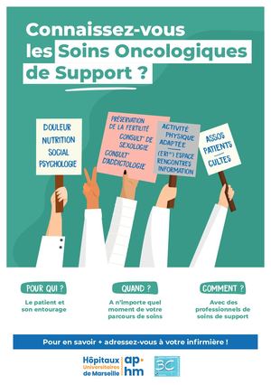 Flyer soins oncologique de supports 2022