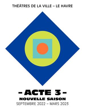 Théâtres de la Ville - Programme Acte 3 - Septembre 2022 à Mars 2023