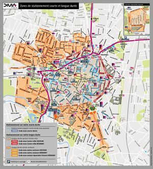 Plan Divia Park Zones Stationnement 2022