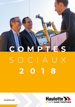 2018 - Comptes Sociaux