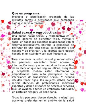 SALUD REPRODUCTIVA