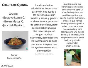 Chaufa De Quinua