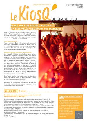 Kiosque Septembre 2022