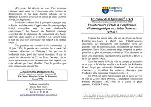 AMFAR A15 474 Un laboratoire aux Saints Sauveurs (1956)