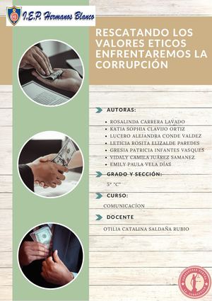 Rescatando Los Valores Eticos Enfrentaremos La Corrupción (6)