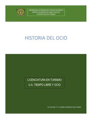 Historia Del Ocio