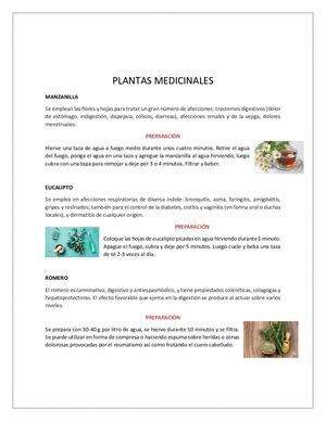 Plantas Medicinales