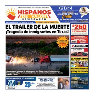 Periódico Hispanos de Valor Agosto