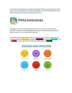 Juego Interactivo Para Niños De Preescolar