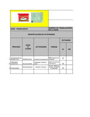 Formato Matriz De Riesgo