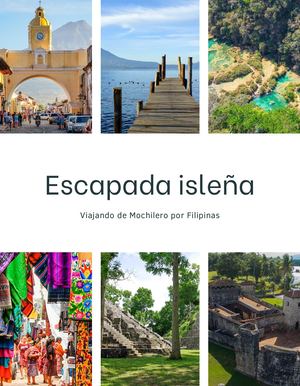 Blanco Negro Minimalista Viajar ÁLbum De Fotos