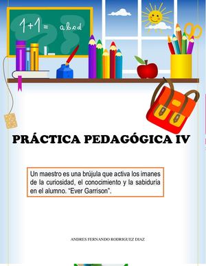 CARTILLA Práctica Pedagógica Iv Andres Rodriguez