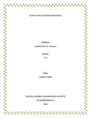 Lissette Petrica Barreto Vasquez Plan Clase
