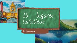 15 Lugares Turisticos