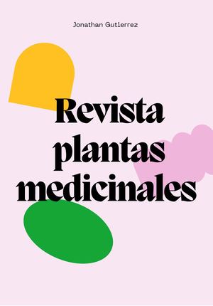 Revista digital - Plantas medicinales