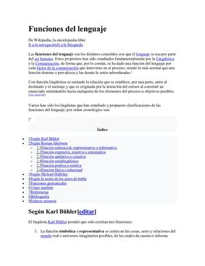 Funciones Del Lenguaje