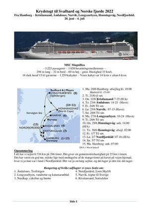 2022 06 Svalbard Krydstogt