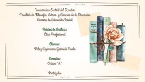Portafolio ÉTica Profesional 8vo A