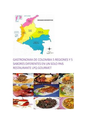 Cartilla Gastronomia Colombiana