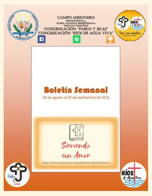 BOLETÍN SEMANAL 28082022, AÑO 2, NÚM. 19