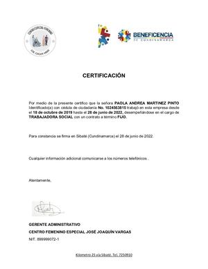 5 Certificados Y Referencia Laboral
