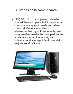 Historia de las computadoras