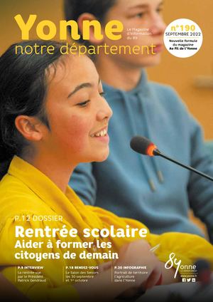 Yonne notre département N°190 - Septembre 2022