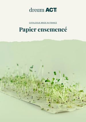Papier à planter