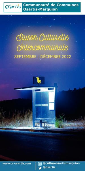 Saison Culturelle Intercommunale Septembre à Décembre 2022 Web