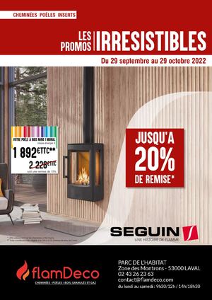 Les Promos Irresistibles Seguin 2022 Depliant Flamdeco