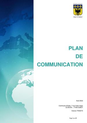 Plan De Communication - Esbly