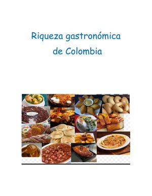 Riqueza Gastronómica De Colombia