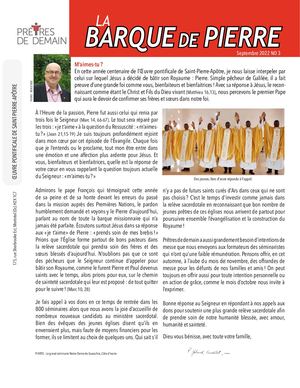 La Barque de Pierre | Septembre 2022 | Numéro 3