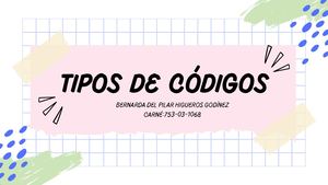 Tipos De Códigos