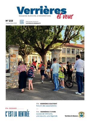 Verrières et vous n°233, septembre 2022
