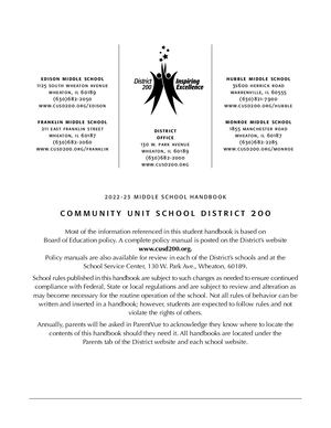 Calaméo - 2022-23 Middle School Handbook