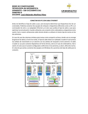 Conectar Dos Pc Con Cable Ethernet